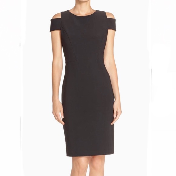 vince camuto cold shoulder dress